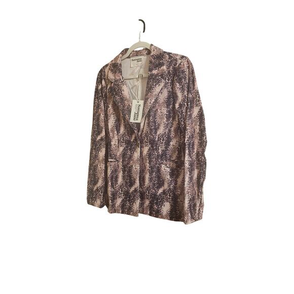 Savanna Jane Animal Print Blazer - Picture 1 of 5